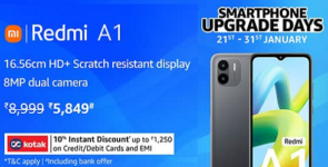Redmi A1 at lowest price during Smartphone Upgrade Days offer at Amazon starting today