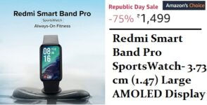 Redmi Smart Band Pro Sports Watch Large AMOLED Display