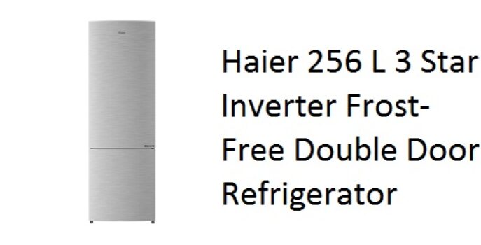 Haier 256 L 3 Star Inverter Frost-Free Double Door