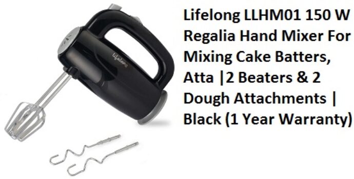 Lifelong LLHM01 150 W Regalia Hand Mixer