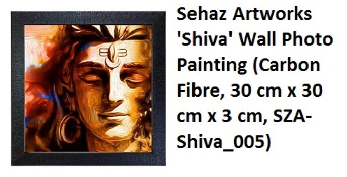 Sehaz Artworks 'Shiva' Wall Photo Painting