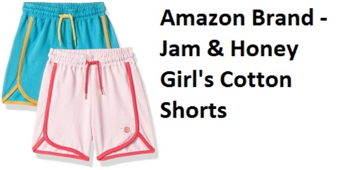 Amazon Brand - Jam & Honey Girl's Cotton Shorts