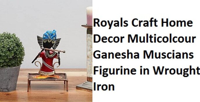 Royals Craft Home Decor Multicolcour Ganesha Muscians