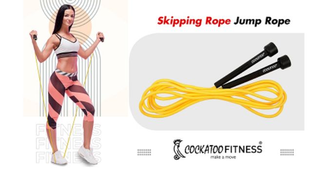 81% Off Cockatoo Skipping Rope (Jump Rope) - Only Rs. 58