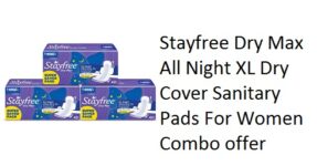 Stayfree Dry Max All Night XL Dry Cover Sanitary Pads