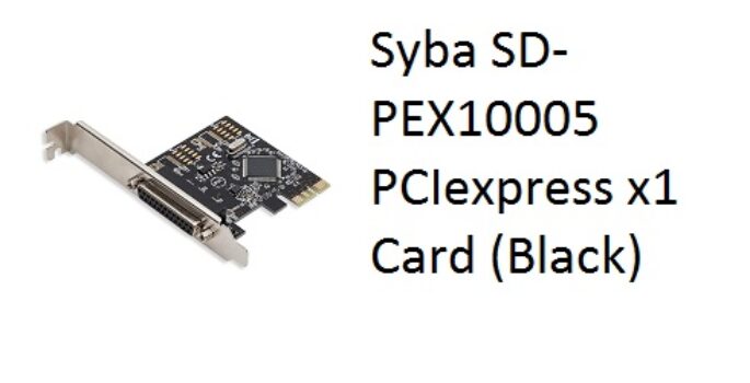Syba SD-PEX10005 PCIexpress x1 Card (Black)