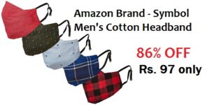 Amazon Brand - Symbol Men's Cotton Headband