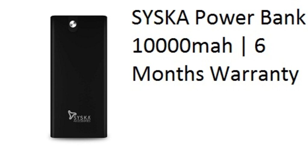 SYSKA Power Bank 10000mah |