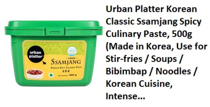 Urban Platter Korean Classic Ssamjang Spicy Culinary