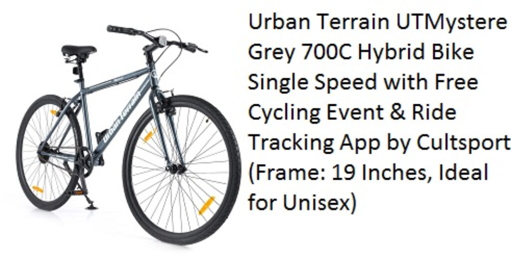 Urban Terrain UTMystere Grey 700C Hybrid Bike Single