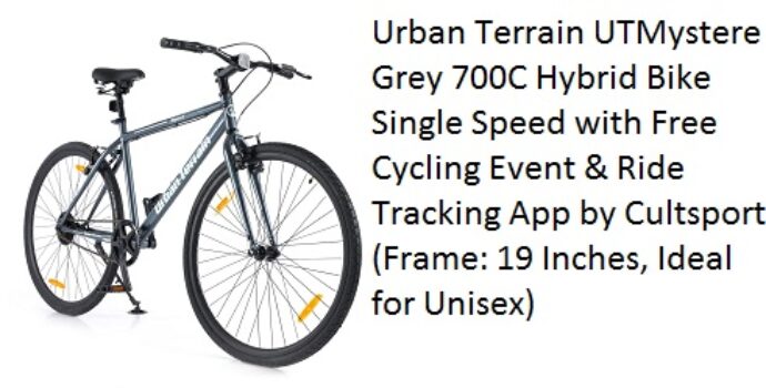 Urban Terrain UTMystere Grey 700C Hybrid Bike Single