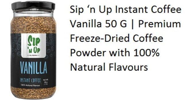 Sip ‘n Up Instant Coffee Vanilla 50 G