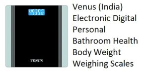 Venus (India) Electronic Digital Personal Bathroom Health Body Weight Weighing Scales