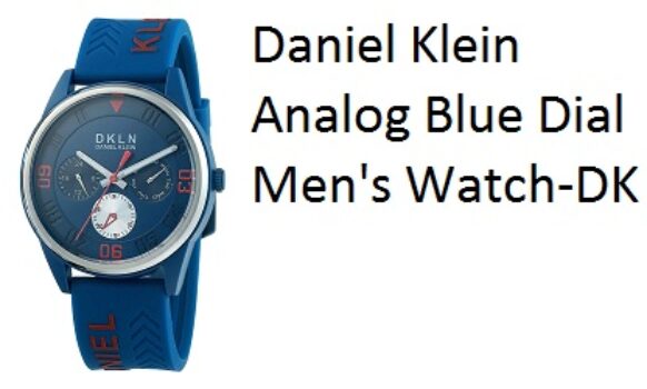 Daniel Klein Analog Blue Dial Men's Watch-DK