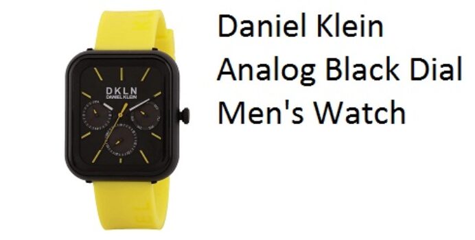 Daniel Klein Analog Black Dial Men's Watch