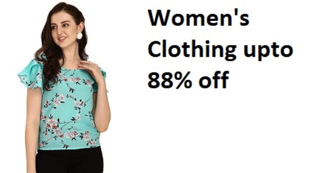 Women's Clothing upto 88% off