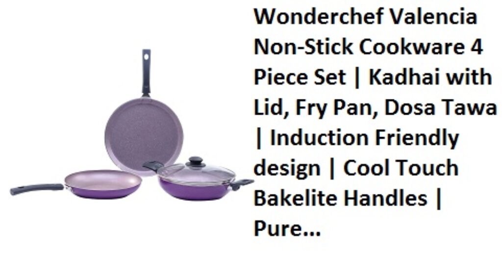 Wonderchef Valencia Non-Stick Cookware 4 Piece Set