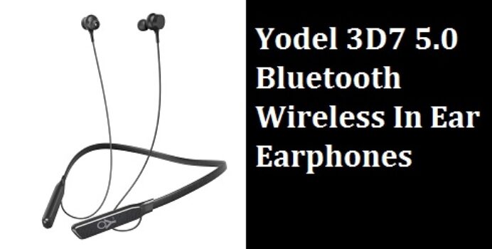 Yodel 3D7 5.0 Bluetooth Wireless In Ear Earphones