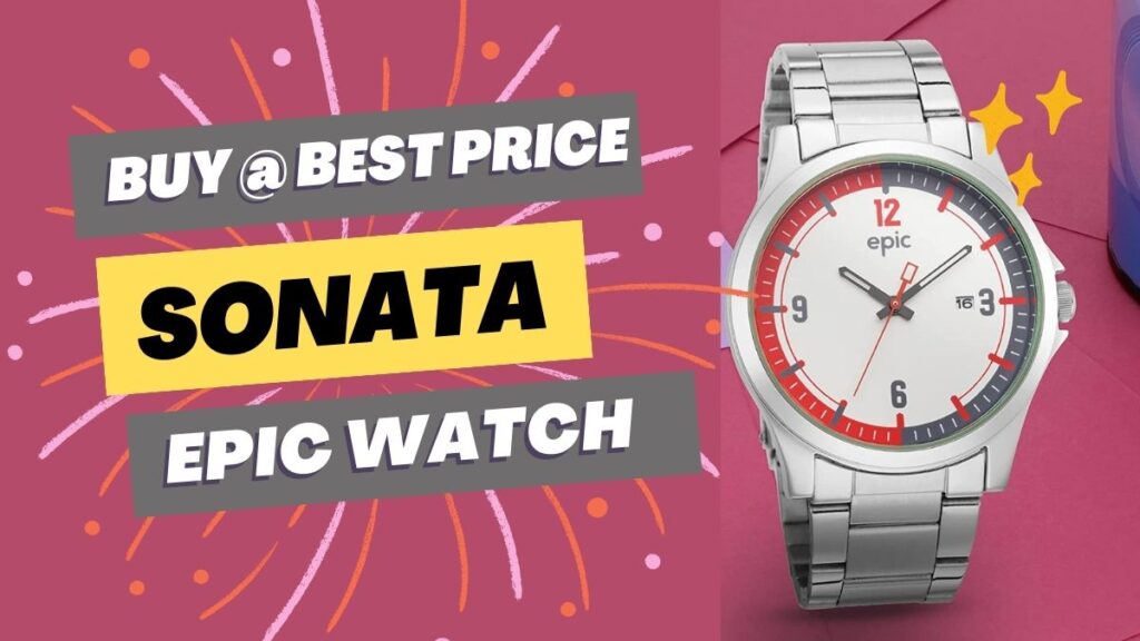 Sonata Epic Gents Analog Watch