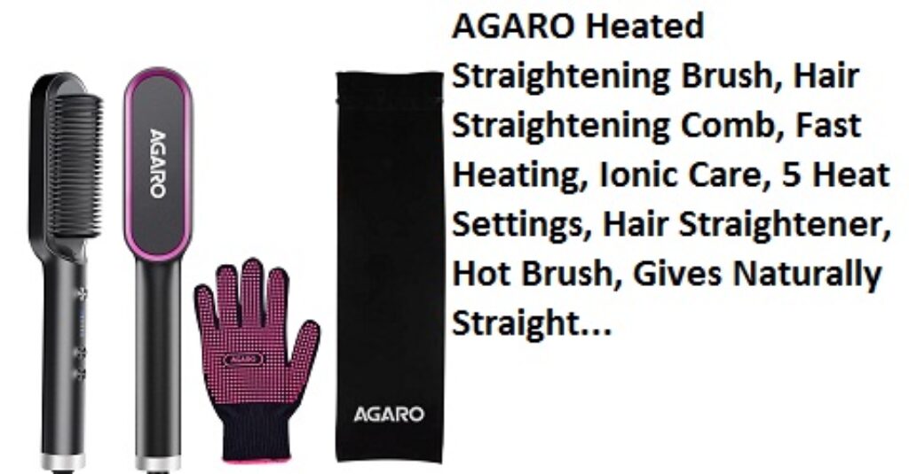 AGARO Heated Straightening Brush