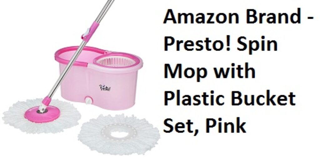 Amazon Brand - Presto! Spin Mop