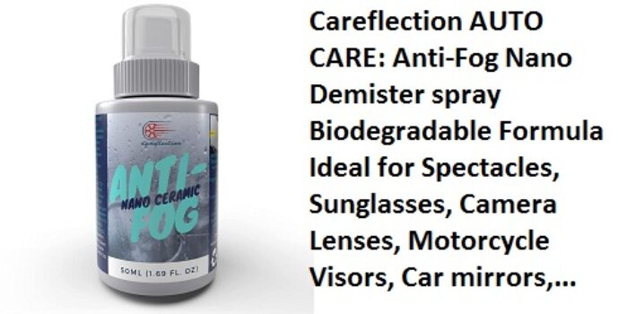 Careflection AUTO CARE: Anti-Fog Nano Demister