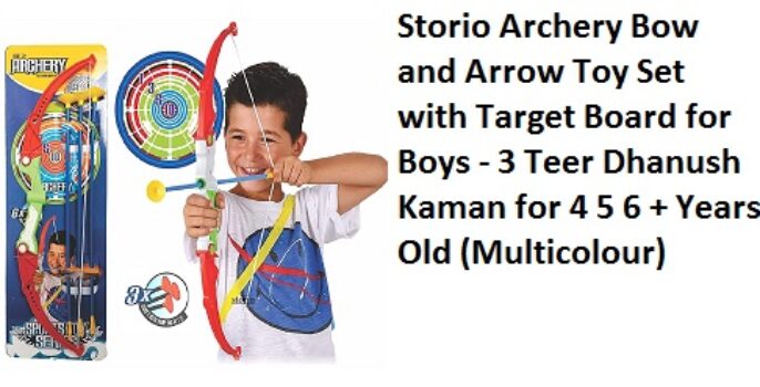 Storio Archery Bow and Arrow Toy Set