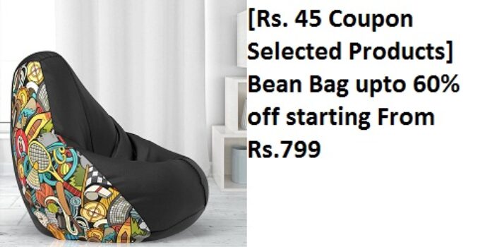 [Rs. 45 Coupon Selected Products] Bean Bag