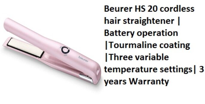 Beurer HS 20 cordless hair straightener