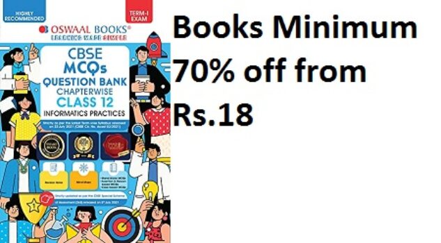 Books Minimum 70% off from Rs.18