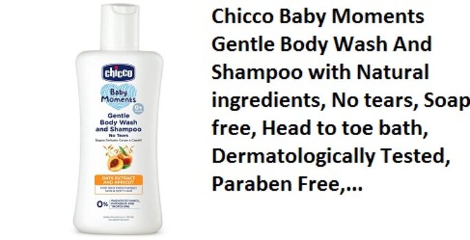Chicco Baby Moments Gentle Body Wash And Shampoo