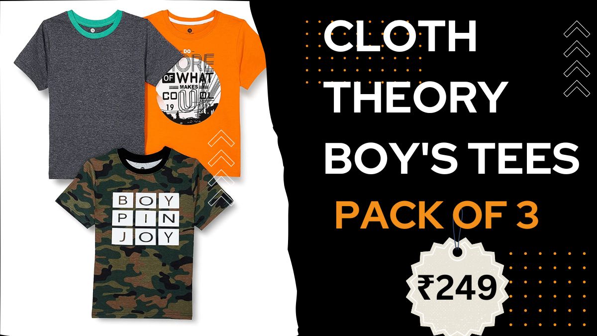 Pack of 2 Cloth Theory Tees at Loot Price