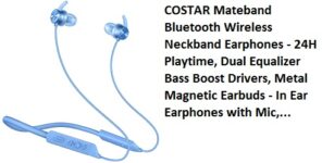 COSTAR Mateband Bluetooth Wireless Neckband Earphones