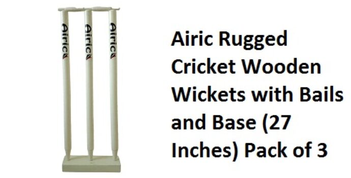 Airic Rugged Cricket Wooden Wickets