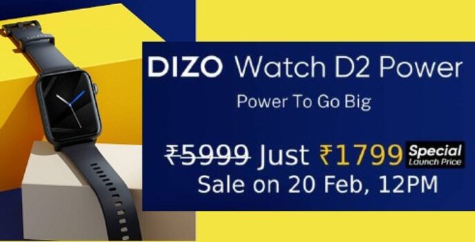 Experience Power and Style with the DIZO Watch D2 Power Launching 20th Feb