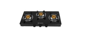 Faber Power 3BB BK Manual Ignition 3 Burner Glass