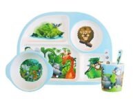 FunBlast Bamboo Fiber Dinner Set