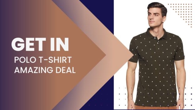 Grab the Get In Mens Regular Fit Polo at Rs. 219