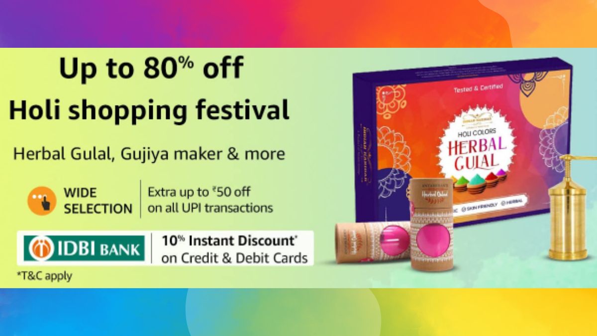 Amazon Holi Party Essentials Exciting Offers