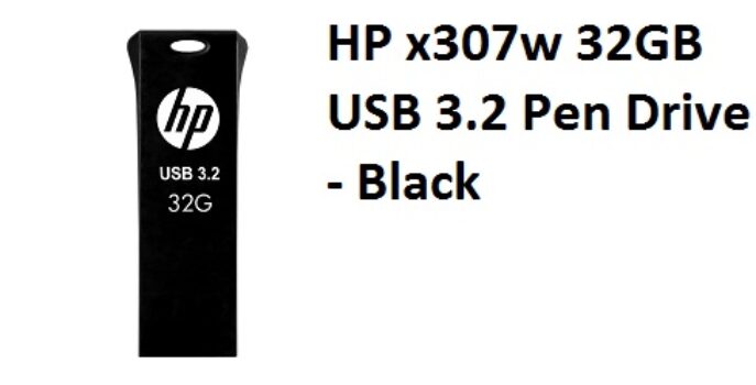 HP x307w 32GB USB 3.2 Pen Drive - Black
