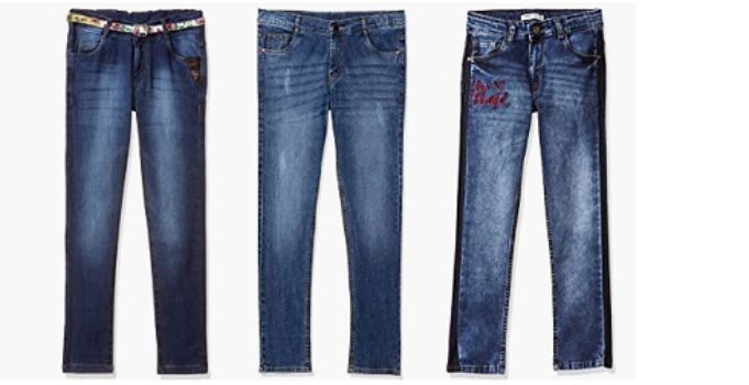 Top Brands Girls Jeans Minimum 70% off