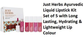 Just Herbs Ayurvedic Liquid Lipstick Kit...