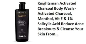 Knightsman Activated Charcoal Body Wash