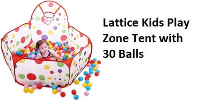 Lattice Kids Play Zone Tent with 30 Balls