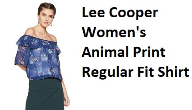 Lee Cooper Women's Animal Print Regular Fit Shirt