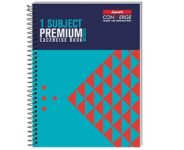 Luxor 1 Subject Spiral Premium Exercise Notebook, Single Ruled - (18cm x 24cm), 180 Pages