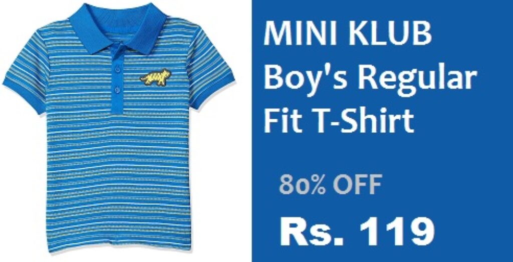 MINI KLUB Boy's Regular Fit T-Shirt