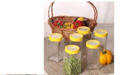 YERA Modulex Modular Jars, 650 ml, 6 Piece