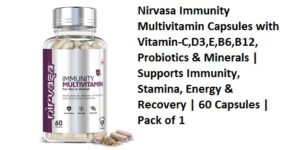 Nirvasa Immunity Multivitamin Capsules with Vitamin