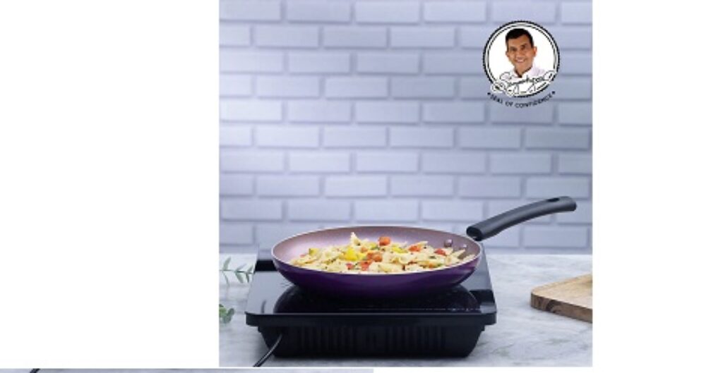 Wonderchef Valencia Frying Pan, 1.5 litres 24 cm, 1 Year Warranty